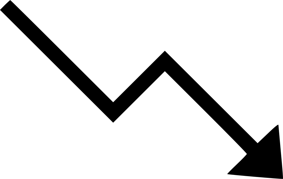 right down arrow